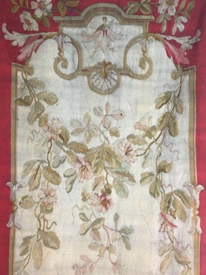 Lot 1387 - A PAIR OF 19TH CENTURY AUBUSSON WALL HANGINGS