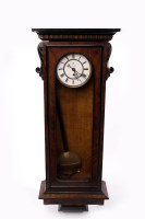 Lot 42 - VICTORIAN VIENNA WALL CLOCK the unsigned...