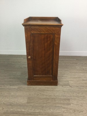 Lot 1288 - A VICTORIAN SATIN BIRCH POT CUPBOARD