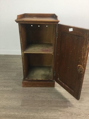 Lot 1288 - A VICTORIAN SATIN BIRCH POT CUPBOARD