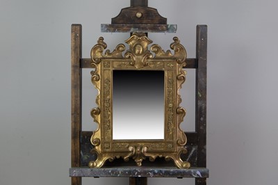 Lot 1353 - A PAIR OF 19TH CENTURY GILT-WOOD UPRIGHT WALL MIRRORS