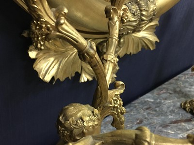 Lot 1348 - A HANDSOME PAIR OF LATE 19TH CENTURY ORMOLU CANDELABRA