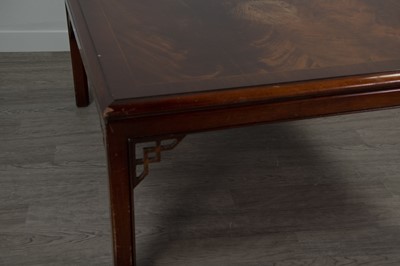 Lot 1333 - MAHOGANY SQUARE COFFEE TABLE