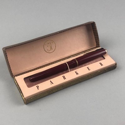 Lot 231 - A PARKER 51 FOUNTAIN PEN AND THREE OTHER PENS