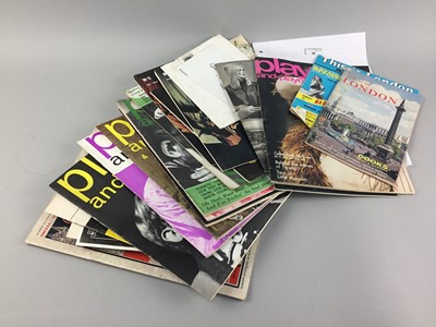 Lot 58 - A COLLECTION OF VINTAGE EPHEMERA INCLUDING THEATRE MAGAZINES