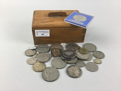 Lot 82 - A LOT OF CROWNS AND OTHER COINS