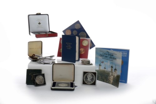 Lot 221 - GROUP OF COINS including a silver proof 1979...