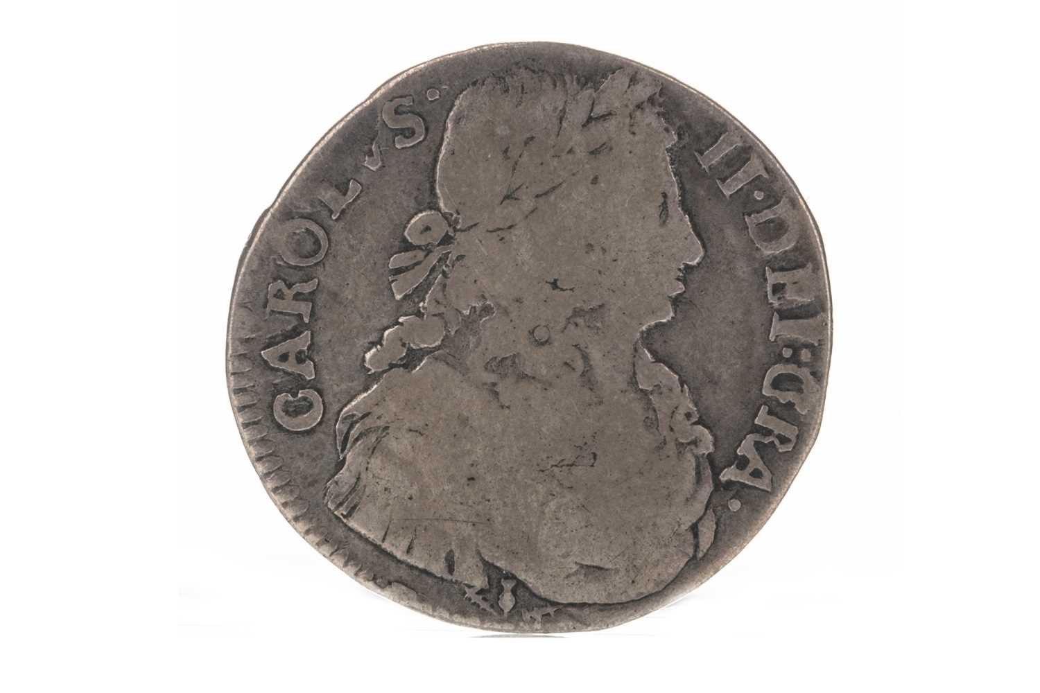 Lot 80 - SCOTLAND - CHARLES II (1649 - 1685) QUARTER DOLLAR OR MERK DATED 1677
