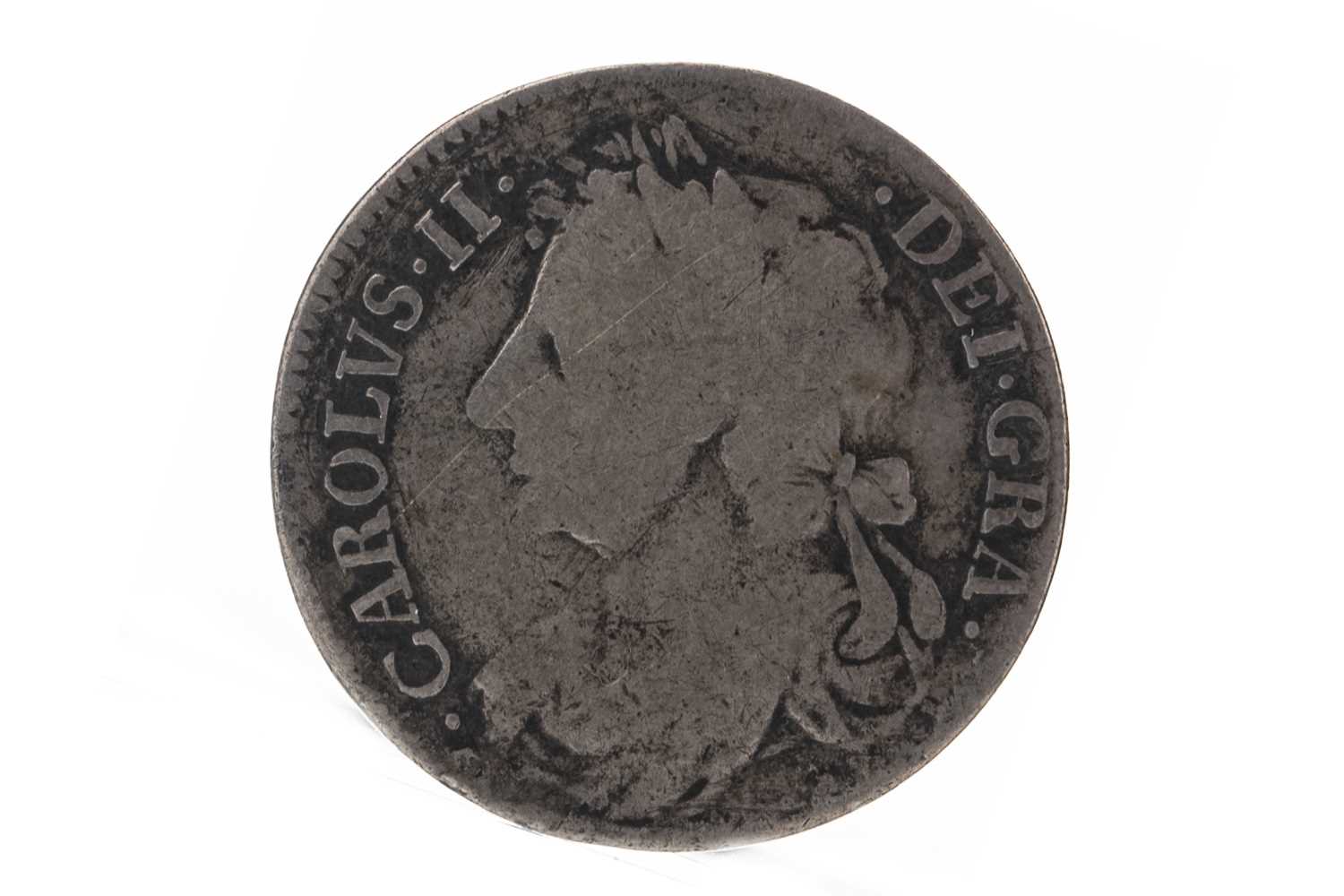 Lot 81 - SCOTLAND - CHARLES II (1649 - 1685) QUARTER DOLLAR OR MERK DATED 1677