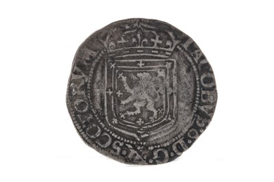 Lot 103 - SCOTLAND - JAMES VI (1566 - 1625) MERK OR HALF THISTLE DOLLAR DATED 1602