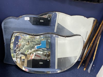 Lot 149 - A LOT OF TWO WALL MIRRORS