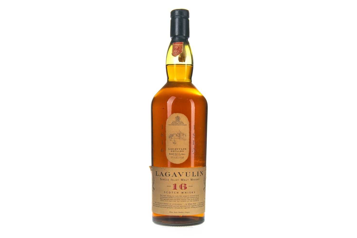 Lot 28 - LAGAVULIN AGED 16 YEARS WHITE HORSE DISTILLERS - ONE LITRE