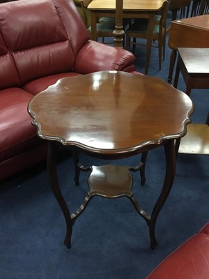 Lot 283 - A LATE VICTORIAN TWO TIER OCCASIONAL TABLE