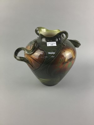 Lot 250 - A ROYAL BONN ART NOUVEAU POTTERY VASE