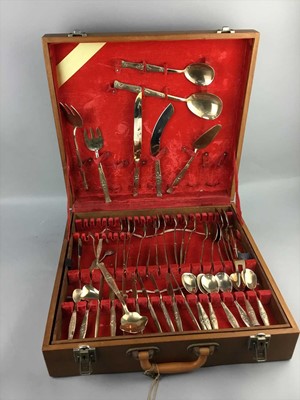 Lot 150 - A CANTEEN OF PLATED CUTLERY