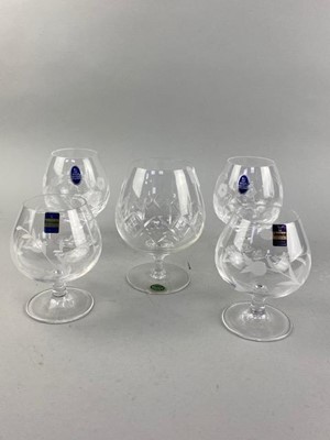 Lot 254 - A LOT OF CRYSTAL AND GLASS TUMBLERS