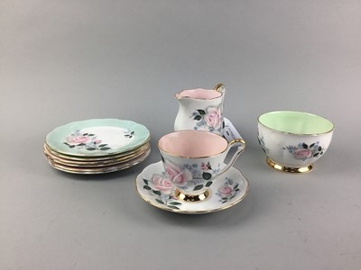 Lot 306 - A QUEEN ANNE 'CHERIE' SIX PERSON TEA SERVICE