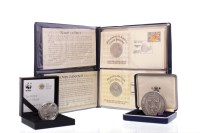 Lot 247 - GREAT BRITONS MEDALLIC FIRST DAY COVERS in a...