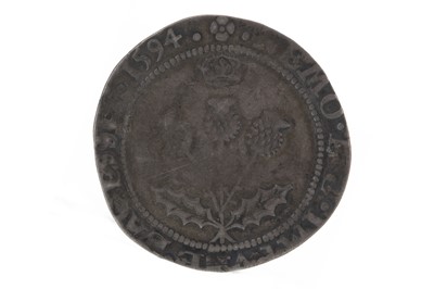 Lot 125 - SCOTLAND - JAMES VI (1567 - 1625) FIVE SHILLINGS DATED 1594