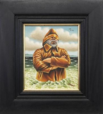 Lot 502 - MAYBE I SHOULD HAVE GONE TO SEA, AN OIL BY GRAHAM MCKEAN