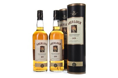 Lot 336 - TWO BOTTLES OF ABERLOUR AGED 10 YEARS