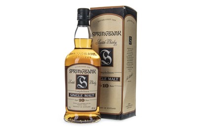Lot 353 - SPRINGBANK AGED 10 YEARS