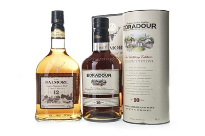 Lot 359 - DALMORE AGED 12 YEARS AND EDRADOUR AGED 10 YEARS