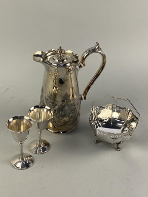 Lot 378 - A LOT OF SILVER PLATED WARES