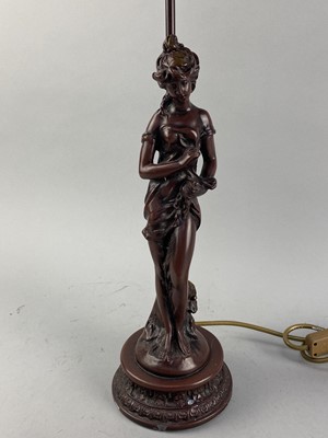 Lot 383 - A FIGURAL TABLE LAMP