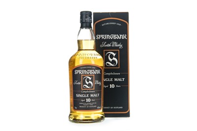 Lot 374 - SPRINGBANK AGED 10 YEARS