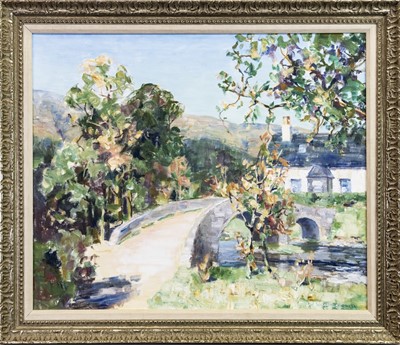 Lot 747 - AUTUMN, BALQUIDDER, AN OIL BY WILLIAM WRIGHT CAMPBELL