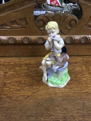 Lot 400 - A ROYAL WORCESTER FIGURE OF 'JUNE'