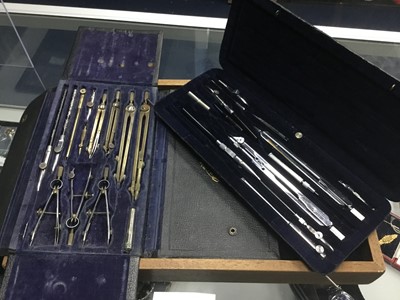 Lot 403 - MILLERS DRAWING INSTRUMENT SET AND OTHER ITEMS