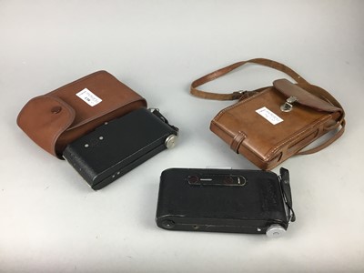Lot 138 - A LOT OF TWO FOLDING CAMERAS