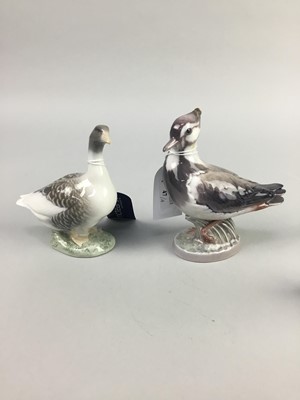 Lot 47 - A LOT OF THREE ROYAL COPENHAGEN FIGURES AND ANOTHER