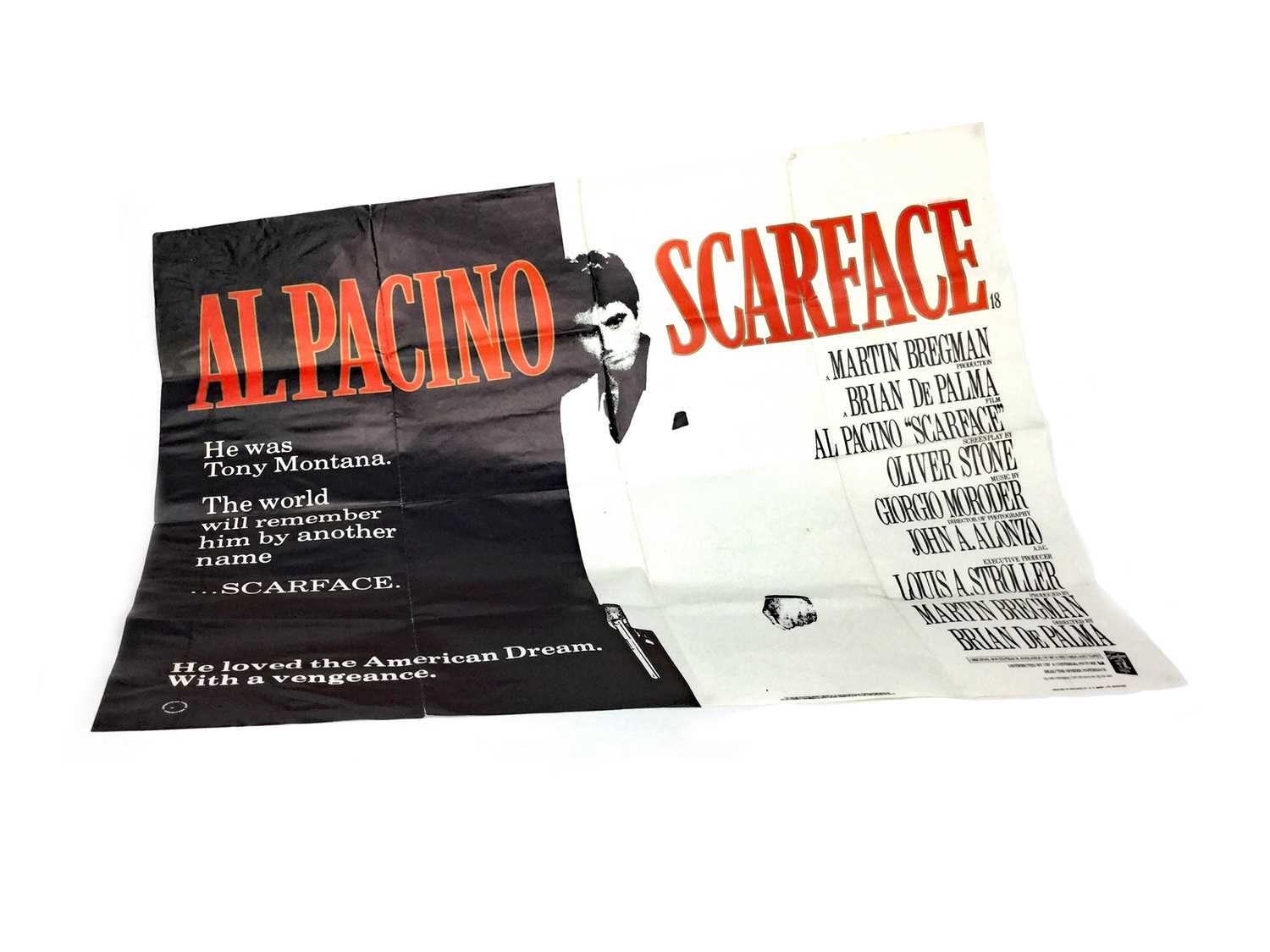Lot 1304 - A SCARFACE QUAD FILM POSTER