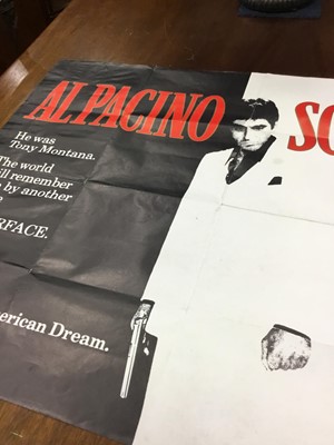 Lot 1304 - A SCARFACE QUAD FILM POSTER