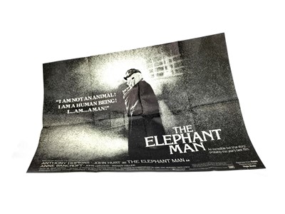 Lot 1338 - THE ELEPHANT MAN QUAD FILM POSTER