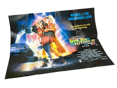 Lot 1341 - A BACK TO THE FUTURE II QUAD FILM POSTER