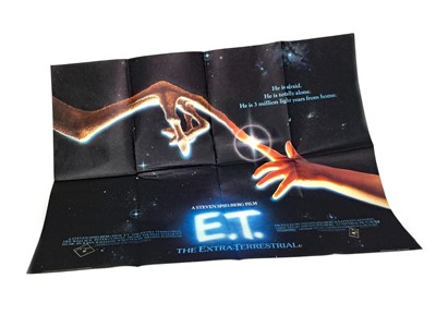 Lot 1337 - AN E.T. THE EXTRA TERRESTRIAL QUAD FILM POSTER