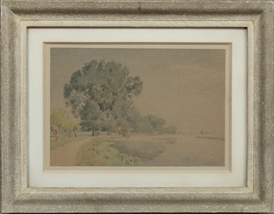 Lot 363 - WOODLAND SCENE, A WATERCOLOUR BY BERNARD CECIL GOTCH