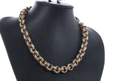 Lot 839 - A GOLD NECKLACE BY THEO FENNELL