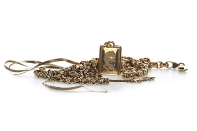 Lot 866 - FOUR GOLD CHAINS