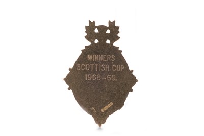 Lot 1725 - JIM BROGAN OF CELTIC F.C. - HIS SCOTTISH CUP WINNERS MEDAL 1968/69