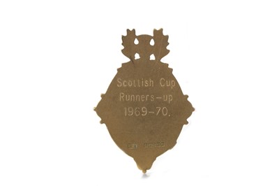 Lot 1726 - JIM BROGAN OF CELTIC F.C. - HIS SCOTTISH CUP RUNNERS-UP MEDAL 1969/70
