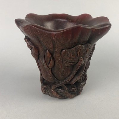Lot 84 - A CHINESE LIBATION CUP