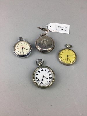 Lot 98 - A LOT OF FOUR POCKET WATCHES