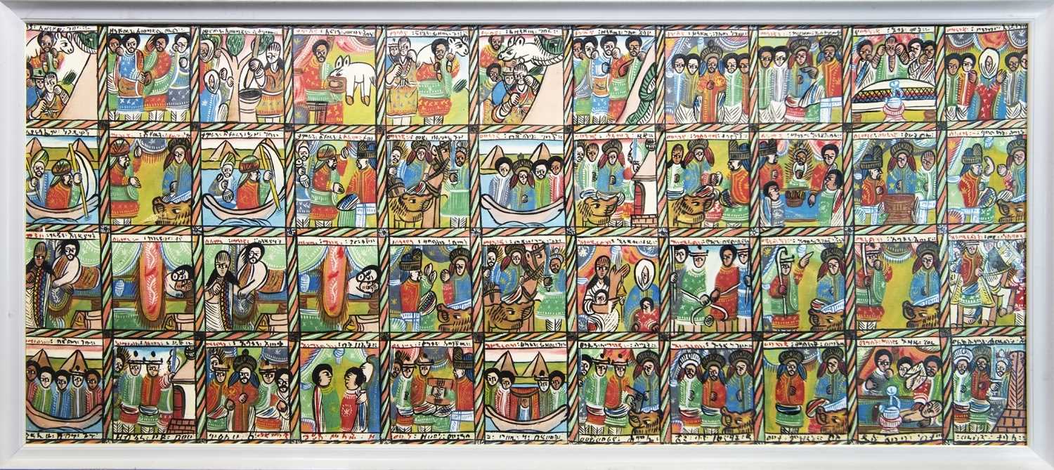 Lot 154 - SERIES OF RELIGIOUS VIGNETTES IN OIL