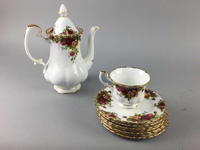 Lot 181 - A ROYAL ALBERT OLD COUNTRY ROSES TEA AND COFFEE SERVICE