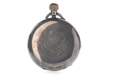 Lot 711 - A GENTLEMAN'S TUDOR STAINLESS STEEL MANUAL WIND WRIST WATCH AND A SILVER POCKET WATCH